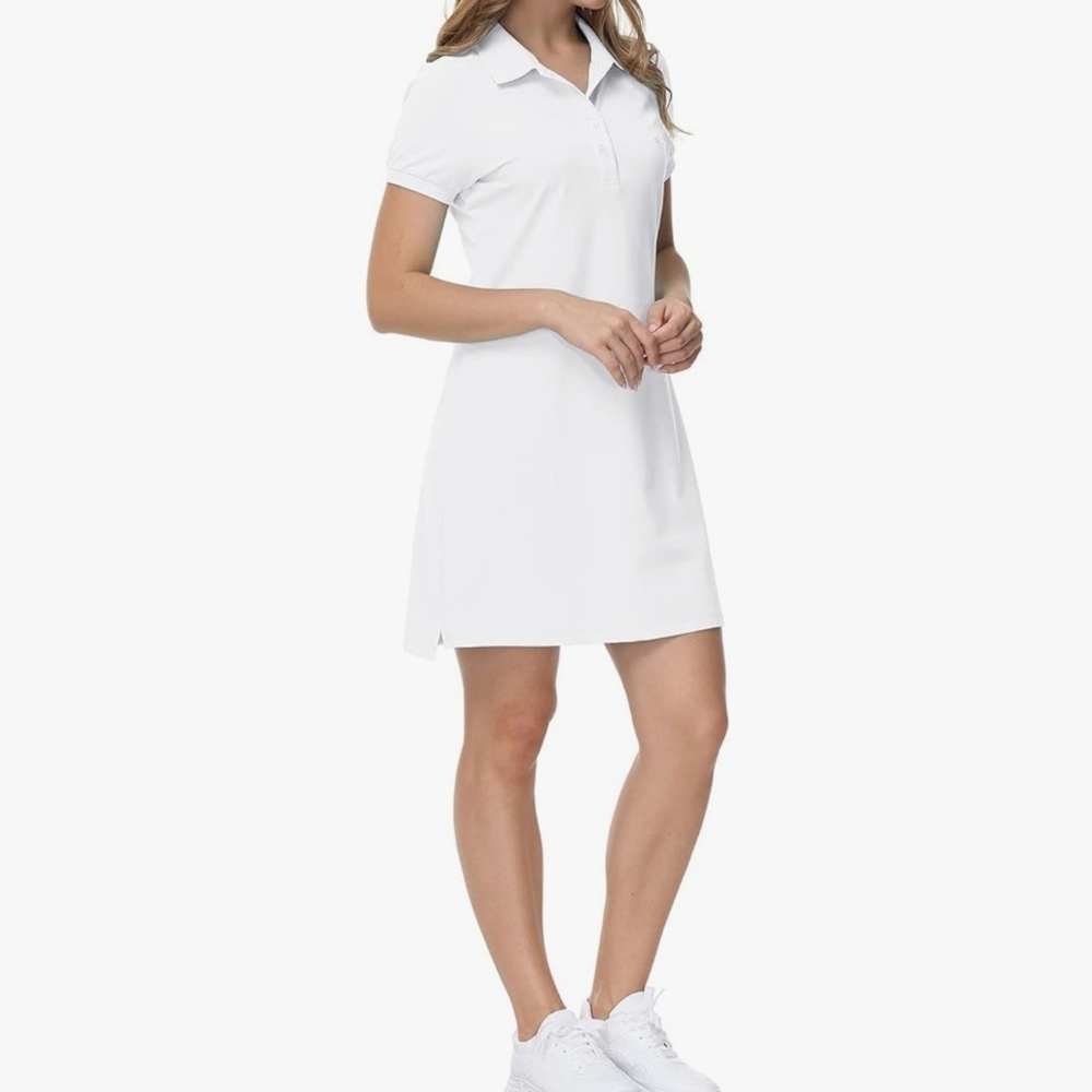 Classic White Midi Dress